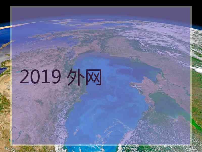 2019 外网