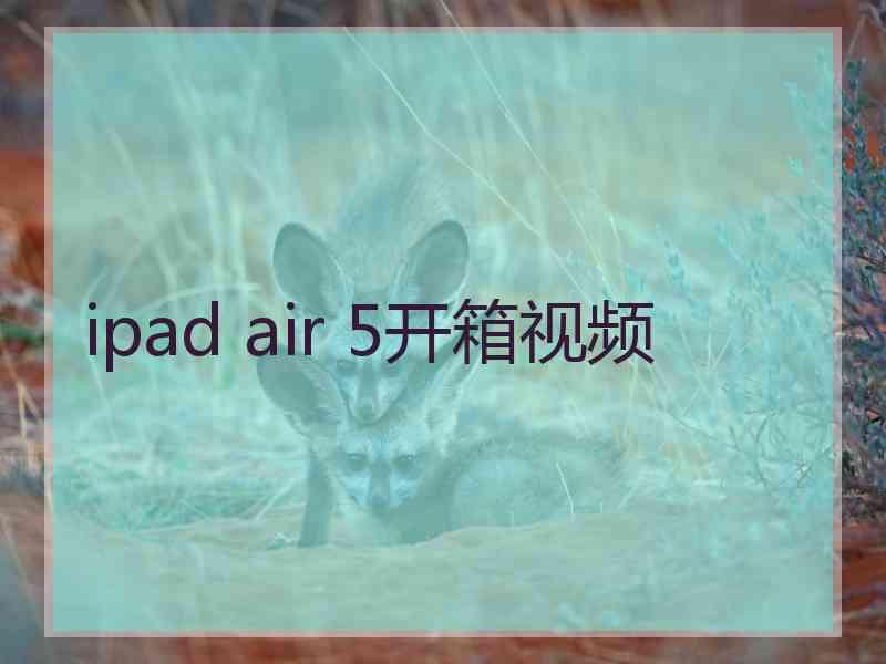 ipad air 5开箱视频