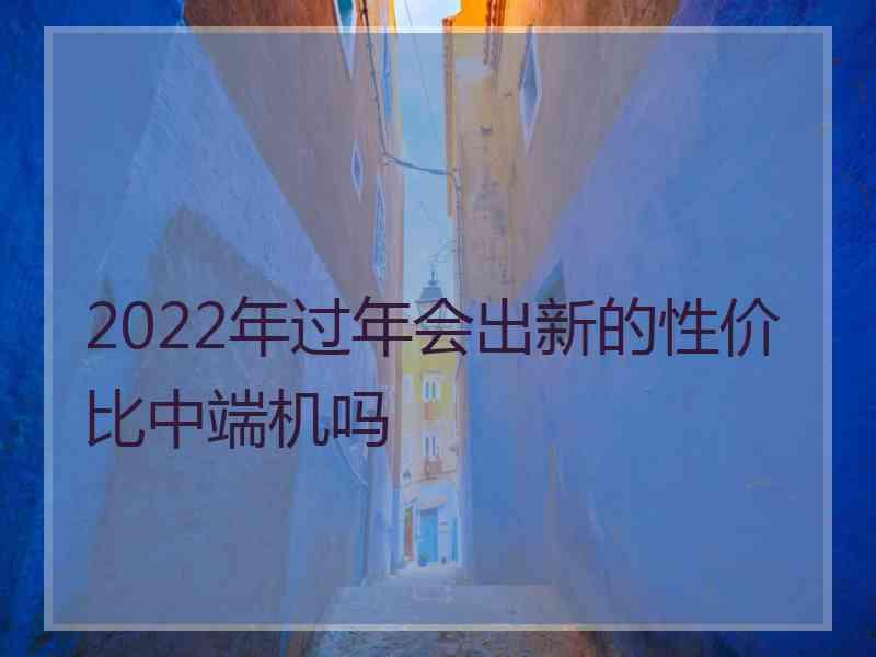 2022年过年会出新的性价比中端机吗