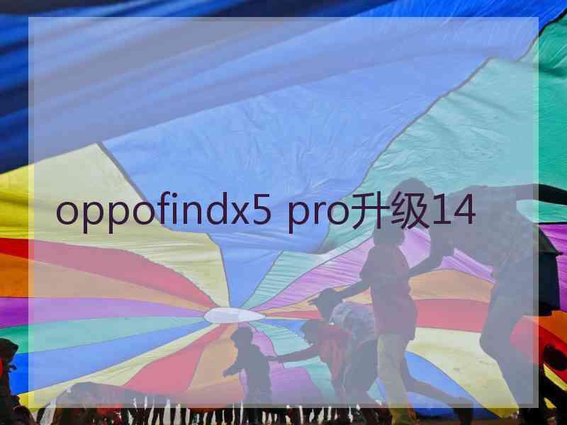 oppofindx5 pro升级14