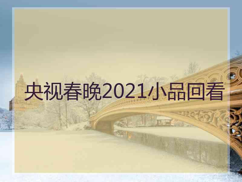 央视春晚2021小品回看