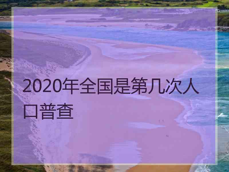 2020年全国是第几次人口普查