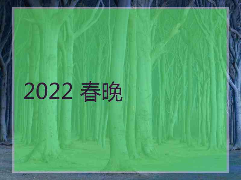 2022 春晚