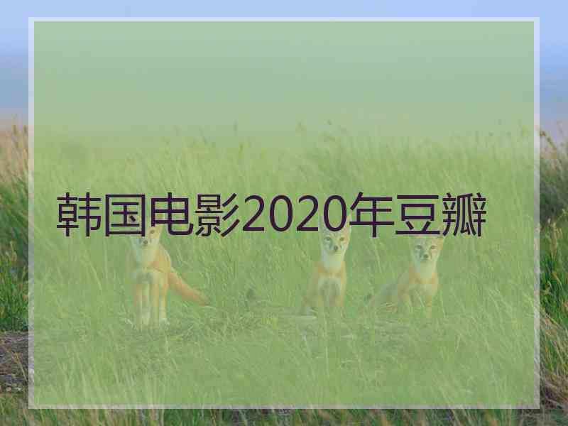 韩国电影2020年豆瓣