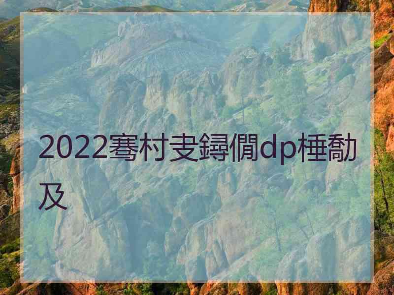 2022骞村叏鐞僩dp棰勪及