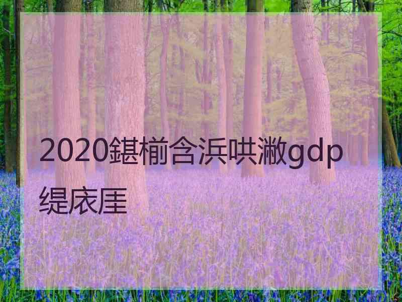 2020鍖椾含浜哄潎gdp缇庡厓