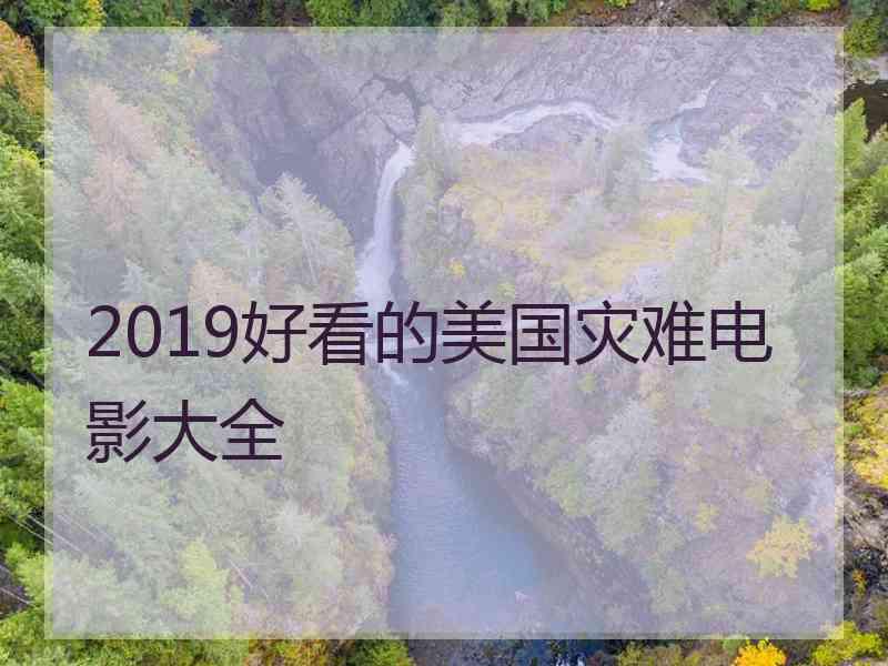 2019好看的美国灾难电影大全