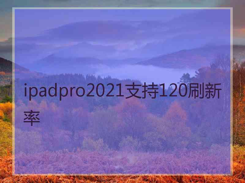 ipadpro2021支持120刷新率