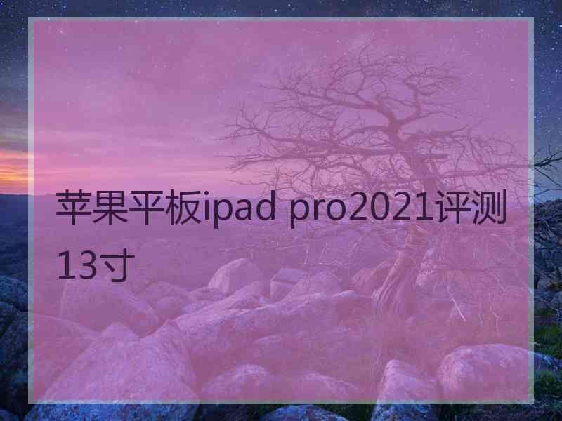 苹果平板ipad pro2021评测13寸