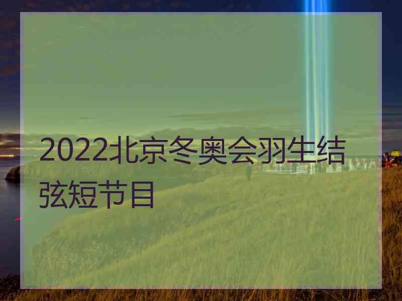 2022北京冬奥会羽生结弦短节目