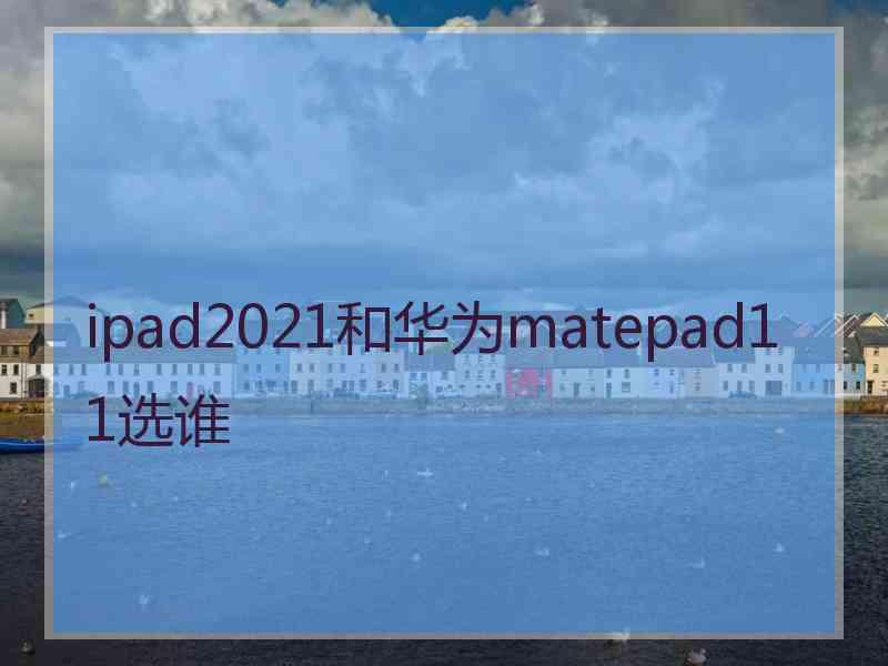 ipad2021和华为matepad11选谁