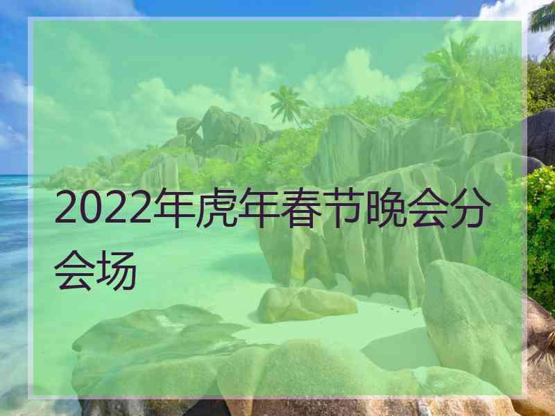 2022年虎年春节晚会分会场