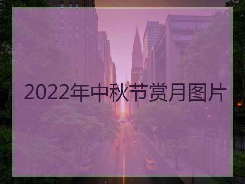 2022年中秋节赏月图片