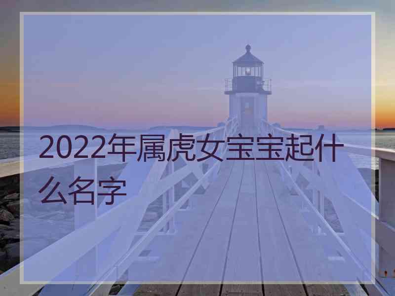 2022年属虎女宝宝起什么名字