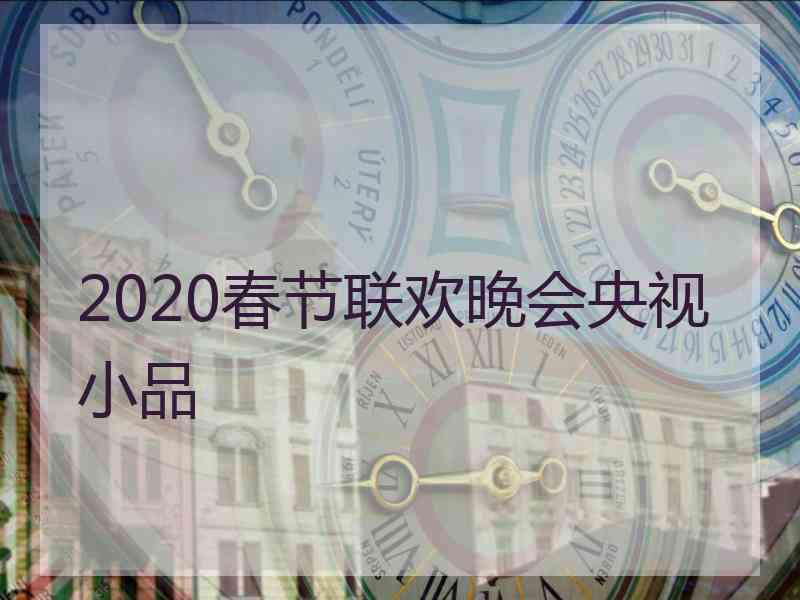 2020春节联欢晚会央视小品