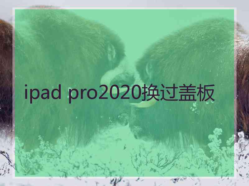 ipad pro2020换过盖板