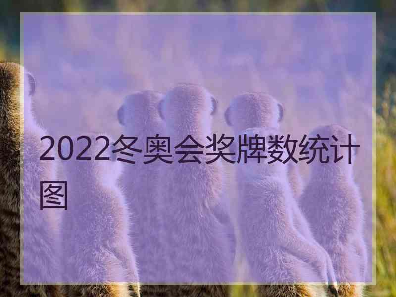 2022冬奥会奖牌数统计图