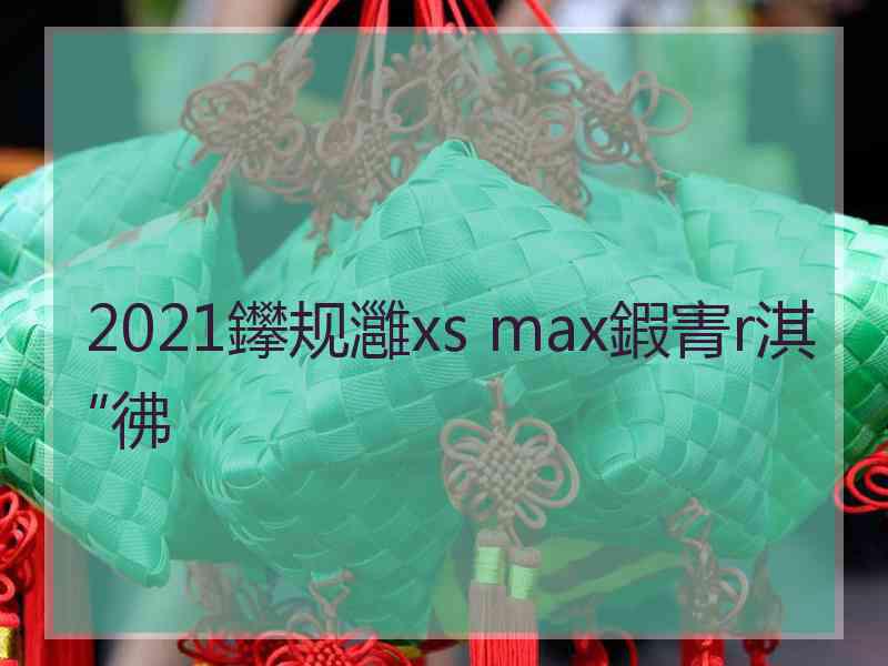 2021鑻规灉xs max鍜寈r淇″彿