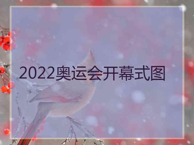 2022奥运会开幕式图