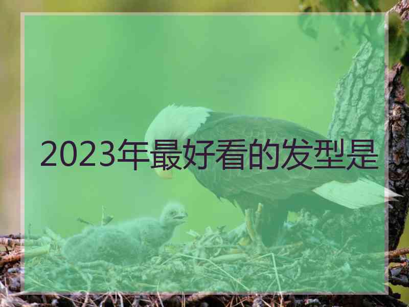 2023年最好看的发型是