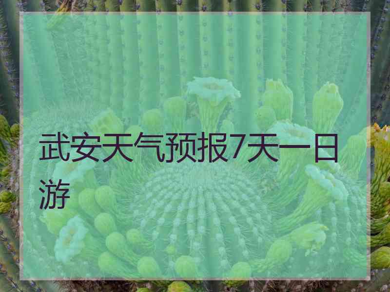 武安天气预报7天一日游