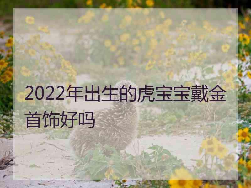 2022年出生的虎宝宝戴金首饰好吗