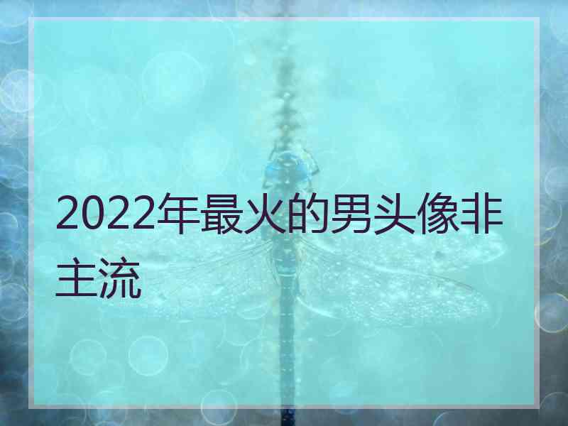 2022年最火的男头像非主流