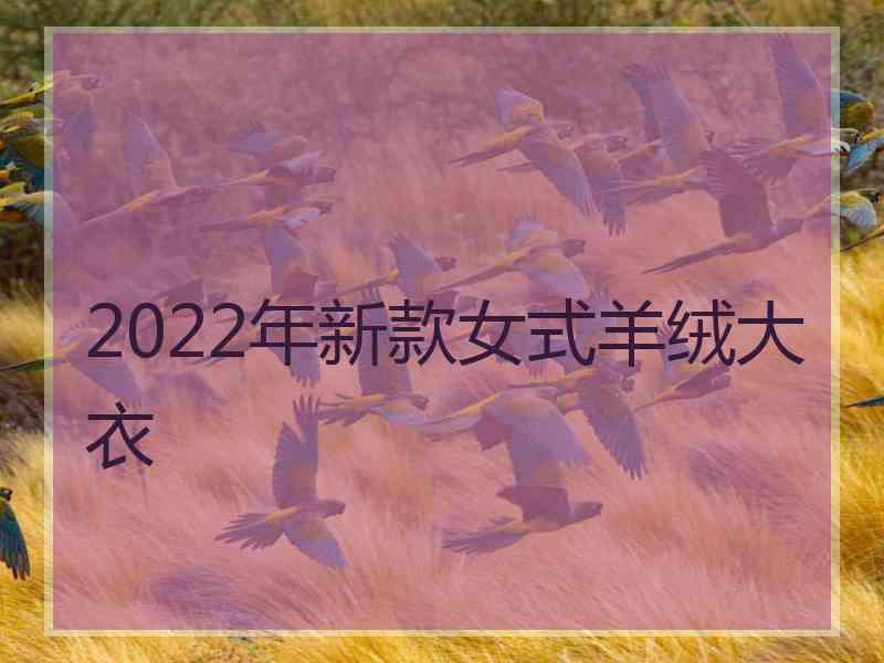 2022年新款女式羊绒大衣