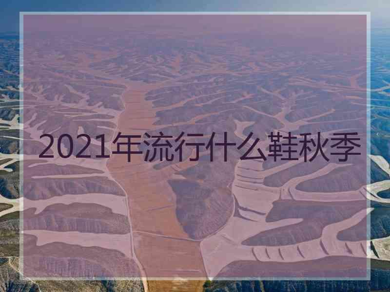 2021年流行什么鞋秋季