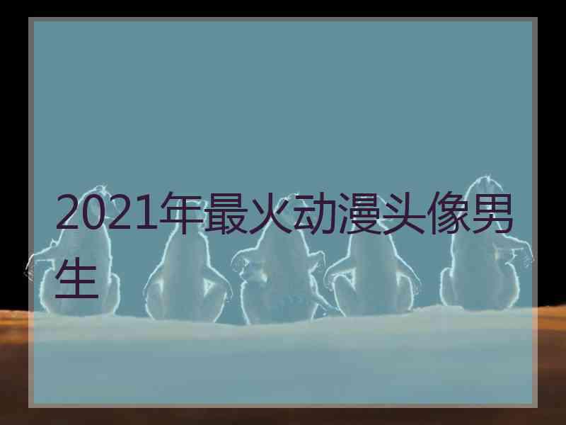 2021年最火动漫头像男生