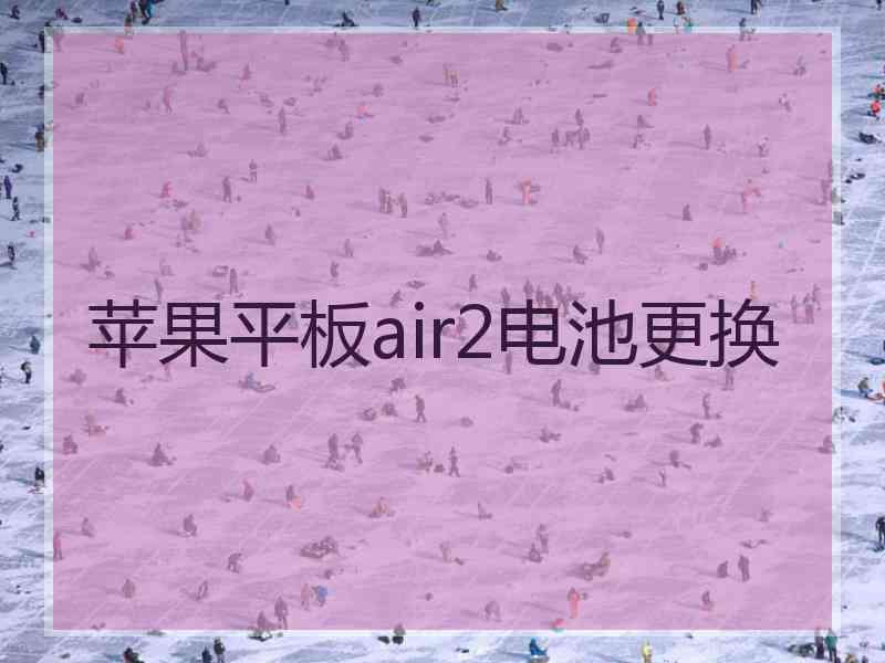 苹果平板air2电池更换