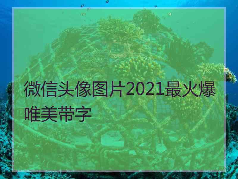 微信头像图片2021最火爆唯美带字