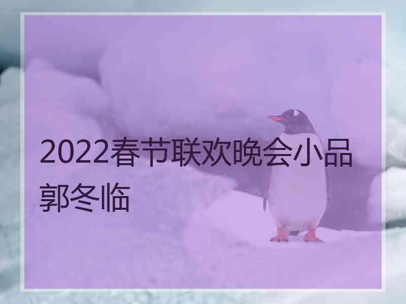 2022春节联欢晚会小品郭冬临