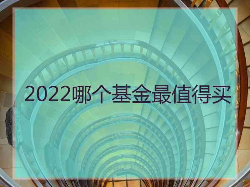 2022哪个基金最值得买