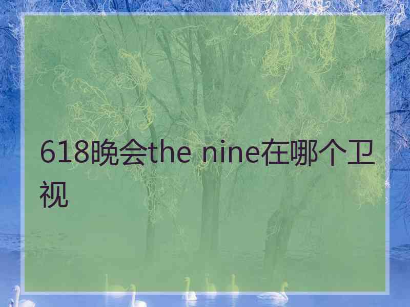 618晚会the nine在哪个卫视