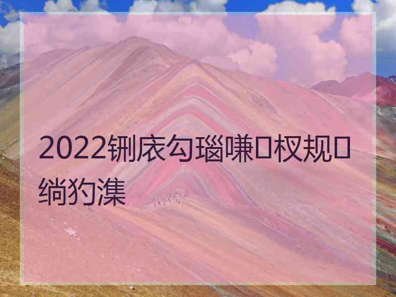 2022铏庡勾瑙嗛杈规绱犳潗