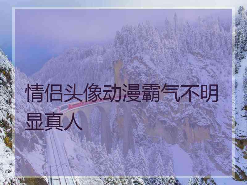 情侣头像动漫霸气不明显真人