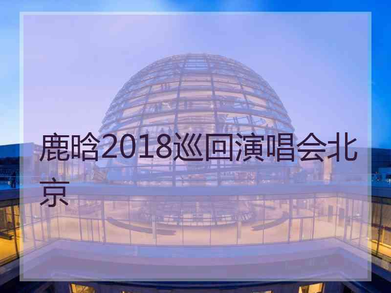 鹿晗2018巡回演唱会北京