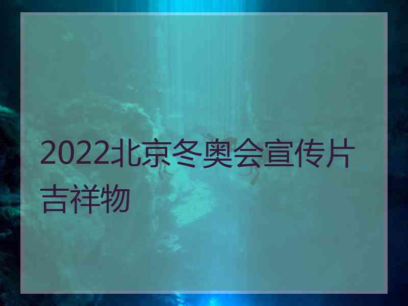 2022北京冬奥会宣传片吉祥物