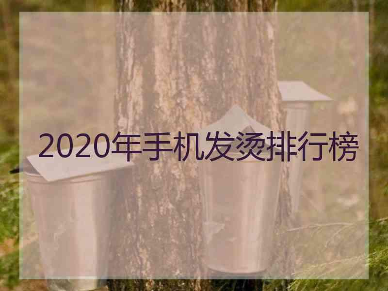 2020年手机发烫排行榜