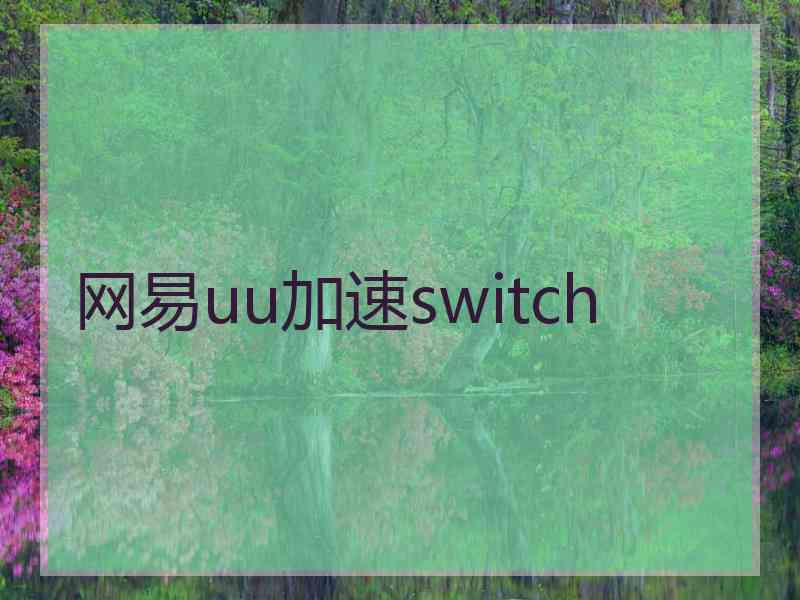 网易uu加速switch