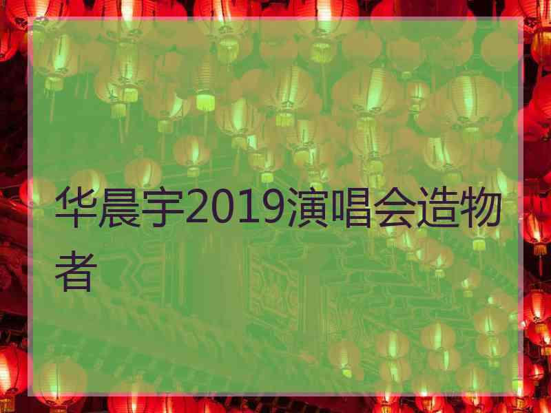 华晨宇2019演唱会造物者