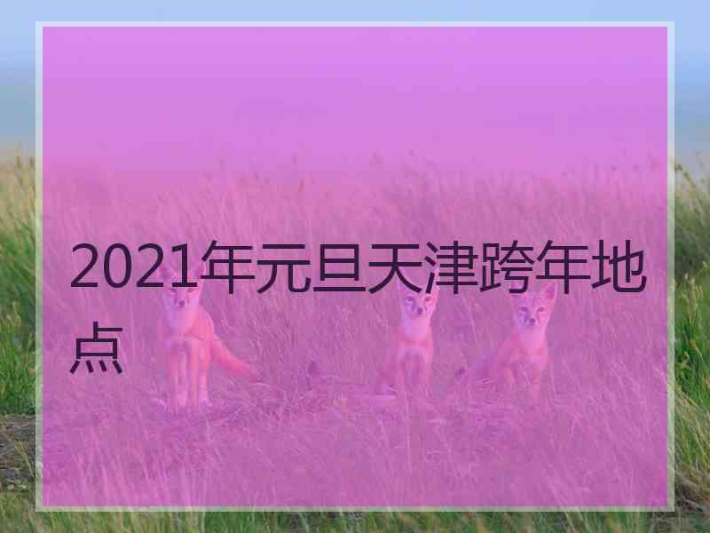 2021年元旦天津跨年地点