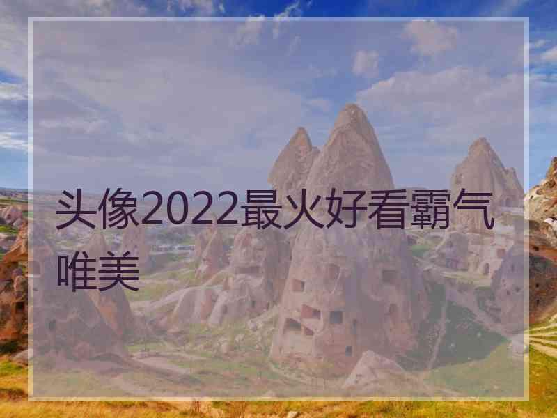 头像2022最火好看霸气唯美