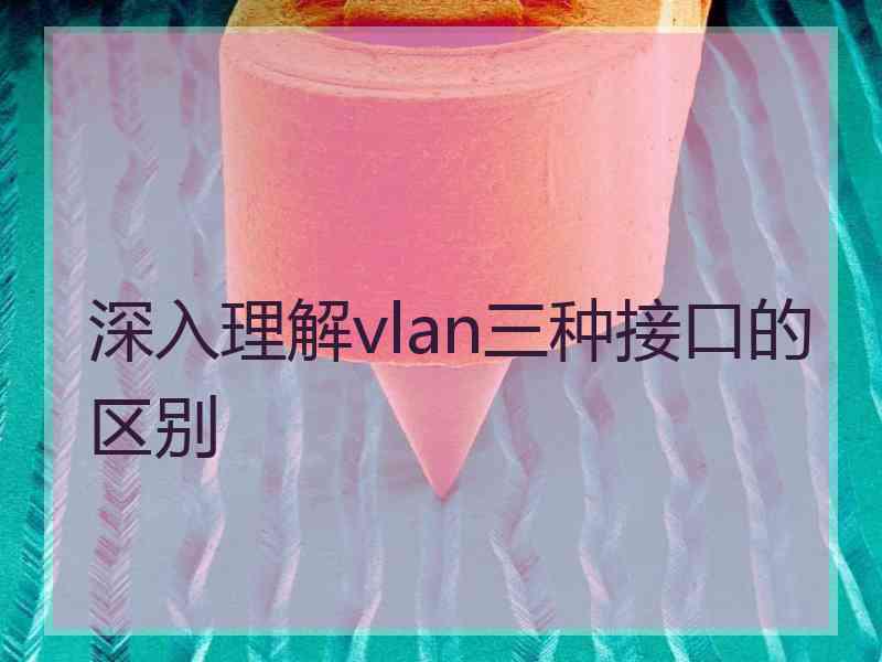 深入理解vlan三种接口的区别