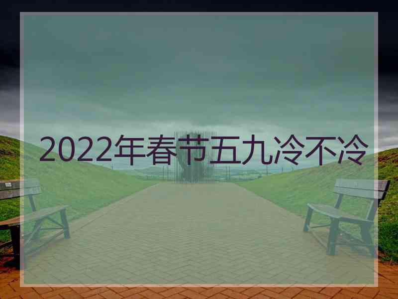 2022年春节五九冷不冷