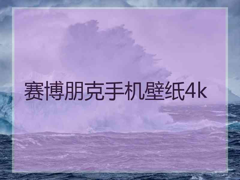 赛博朋克手机壁纸4k