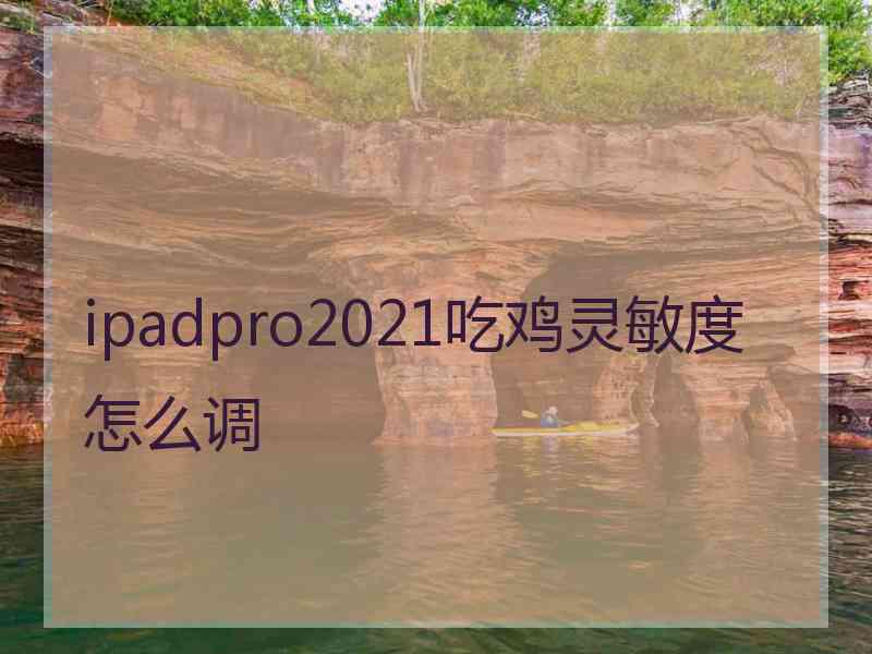 ipadpro2021吃鸡灵敏度怎么调