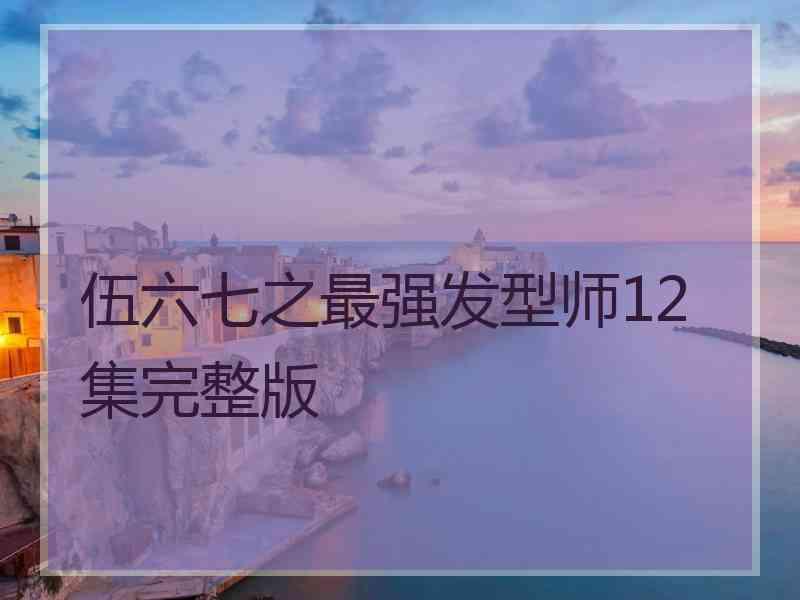 伍六七之最强发型师12集完整版