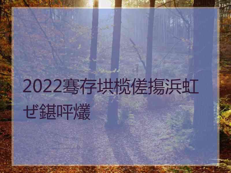 2022骞存垬榄傞摥浜虹ぜ鍖呯爜